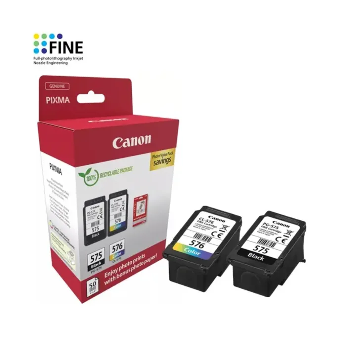 Pack 4 Cores Canon PG-575/CL-576 Original 5438C004