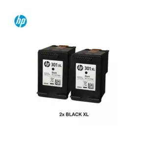 Pack HP 301XL 2x Black Original