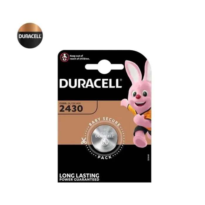 Duracell DL/CR2430 3V Lithium Coin Cell (Pack 1)