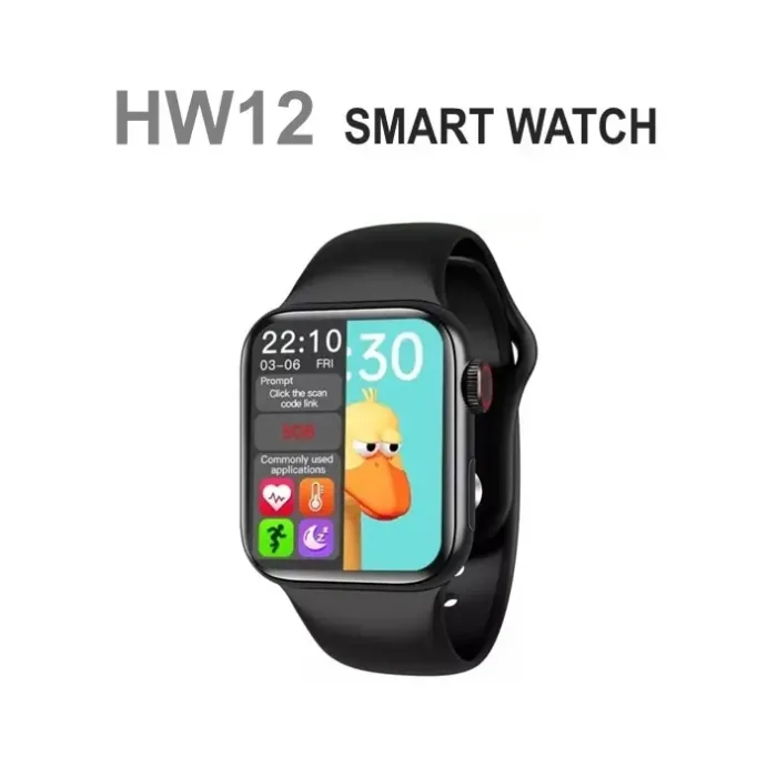 SmartWatch HW12 Black - IP67 Water Proof