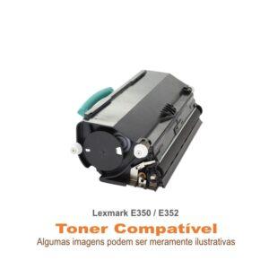Toner Lexmark E352H11E Black Compatível