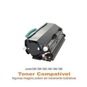 Toner Lexmark E360H21E Black Compatível