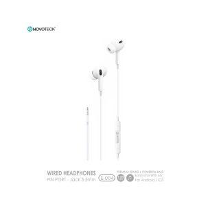 Wired Earphone With Mic E004 Stereo
