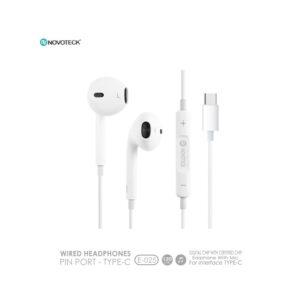 Wired EarPods E025 Conector Type-C