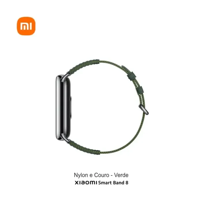 Xiaomi Smart Band 8 Braided Strap Nylon/Couro Green