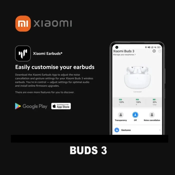 Xiaomi Buds 3 Auriculares Bluetooth 5.2 White