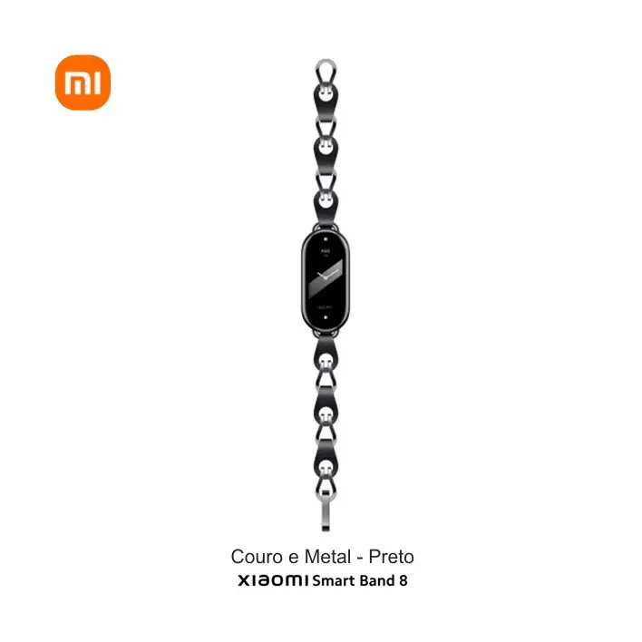 Xiaomi SmartBand 8 Chain Strap Black BHR7303GL Fitness Bracelet Strap