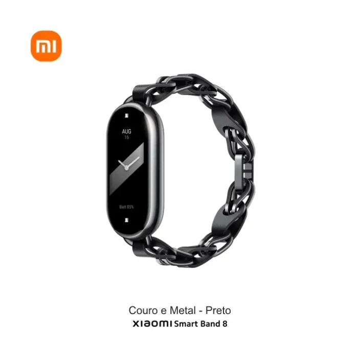 Xiaomi SmartBand 8 Chain Strap Black BHR7303GL Fitness Bracelet Strap