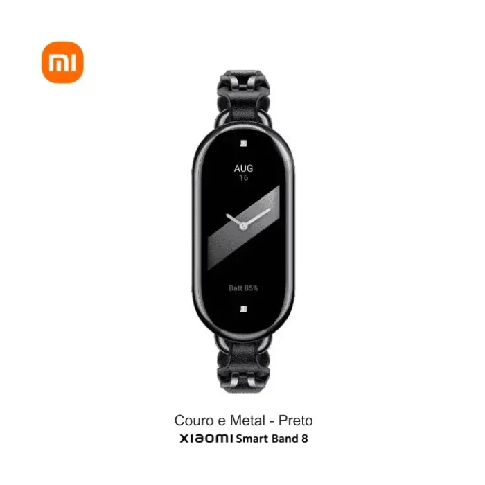 Xiaomi SmartBand 8 Chain Strap Black BHR7303GL Fitness Bracelet Strap