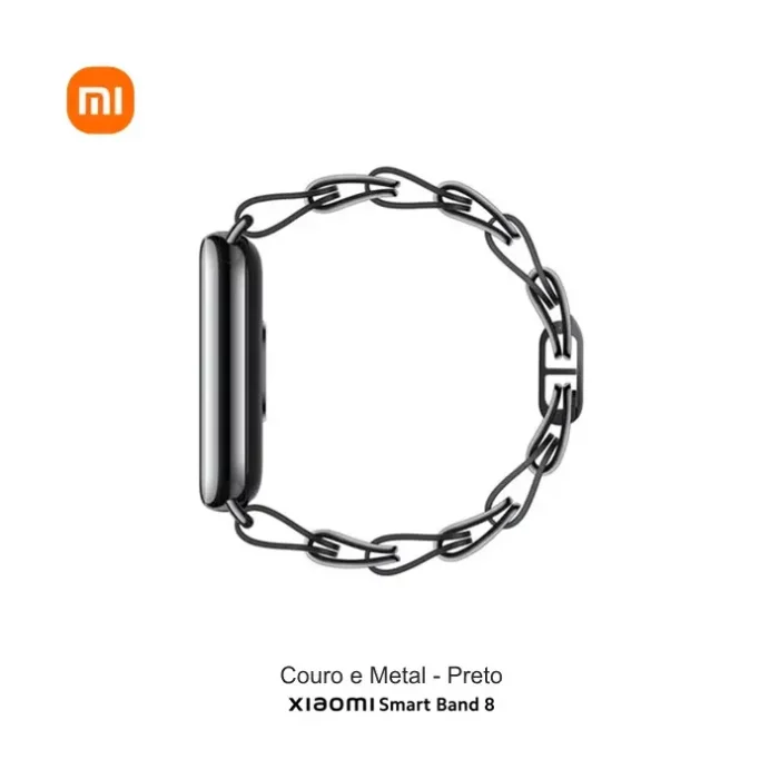 Xiaomi SmartBand 8 Chain Strap Black BHR7303GL Fitness Bracelet Strap