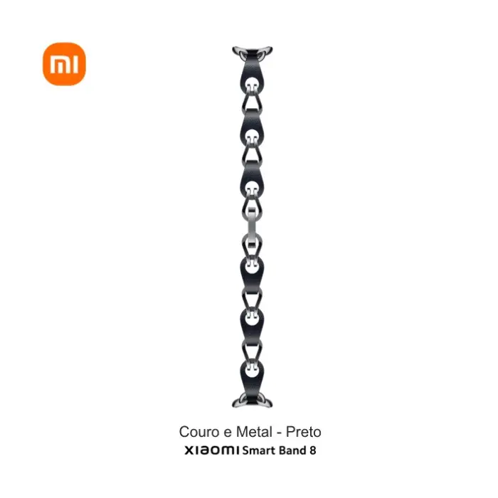 Xiaomi SmartBand 8 Chain Strap Black BHR7303GL Fitness Bracelet Strap