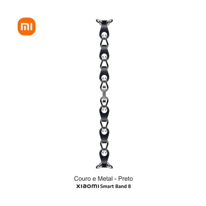 Xiaomi SmartBand 8 Chain Strap Black BHR7303GL Fitness Bracelet Strap